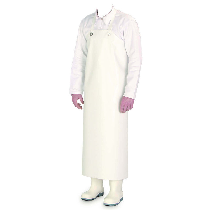 Tablier Professionnel PVC blanc tous usages 75x100cm