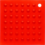 Manique 2 en 1 en silicone rouge 18x18cm