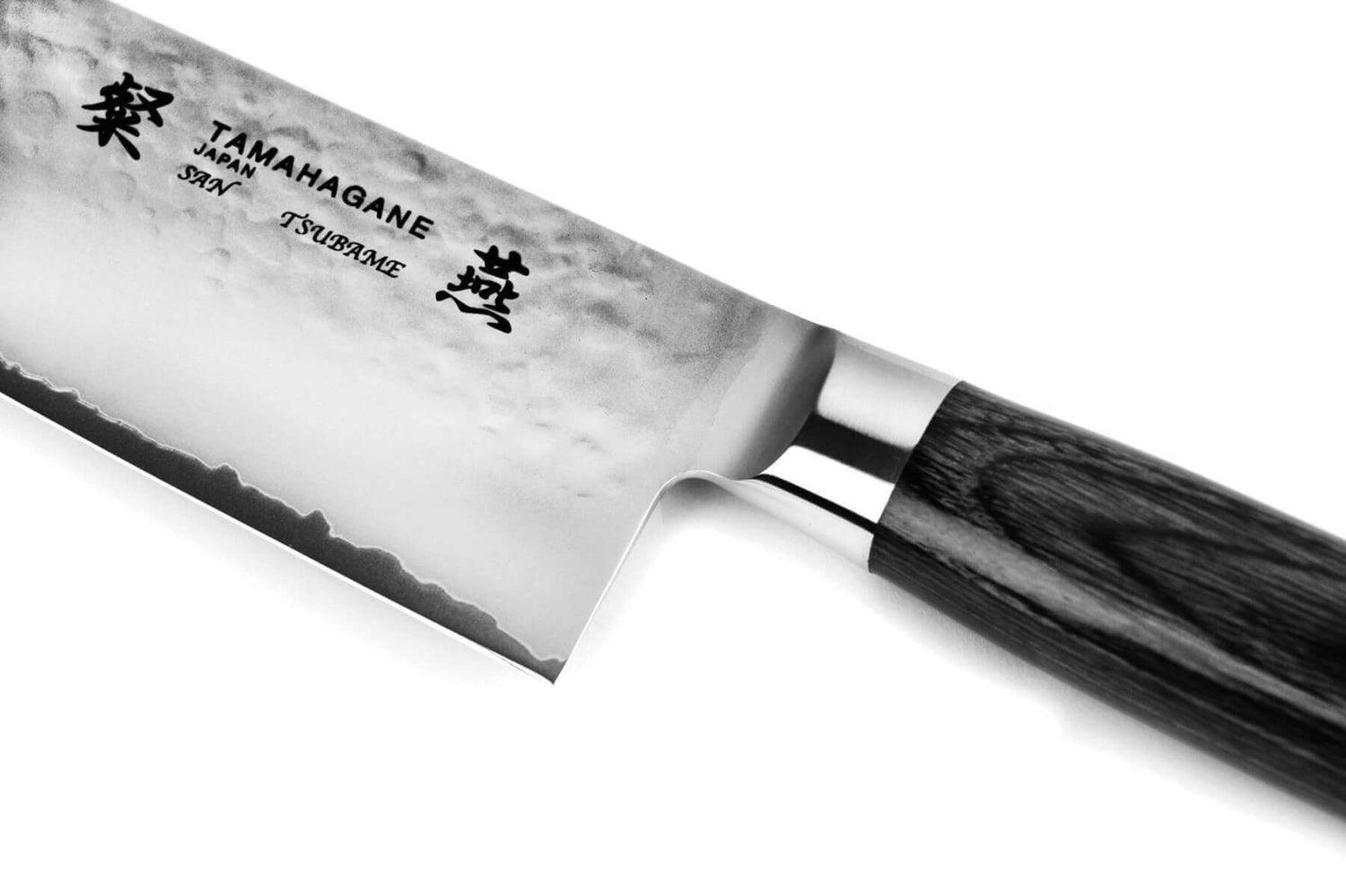Couteau à trancher japonais Tamahagane Tsubame lame martelée 27cm acier VG5