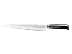 Couteau à trancher japonais Tamahagane Tsubame lame martelée 27cm acier VG5