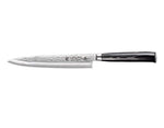 Couteau à sashimi japonais Tamahagane Tsubame lame martelée 21cm acier VG5