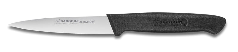 Couteau d'office Bargoin Creative Chef 8cm manche surmoulé noir