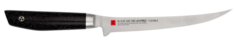Couteau filet de sole japonais Kasumi VG10 Pro flexible 18cm manche "marbré"