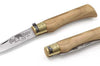 Couteau artisanal Old Bear L lame inox 9cm manche olivier avec virole