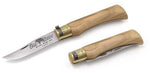 Couteau artisanal Old Bear L lame inox 9cm manche olivier avec virole