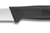 Couteau d'office Bargoin Creative Chef lame droite 8cm manche surmoulé noir