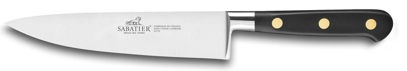 Couteau de chef SABATIER Idéal Carbone 100% forgé lame 15cm