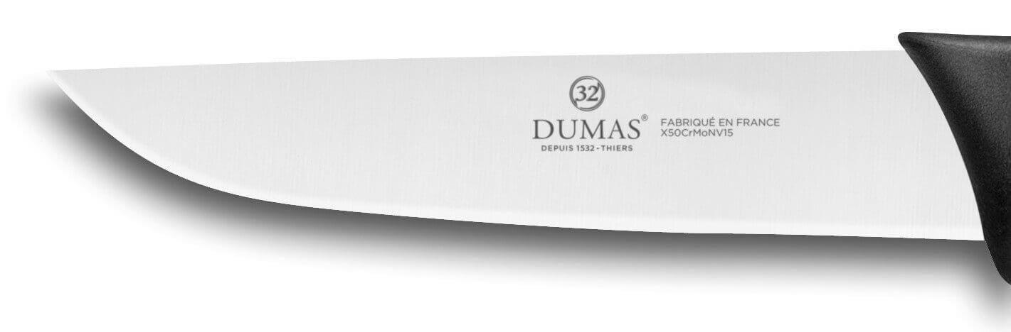 Couteau de boucher 32 Dumas Thermo Black lame 17cm