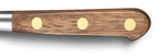 Couteau tranchelard forgé Sabatier Perigord lame 20cm manche en noyer
