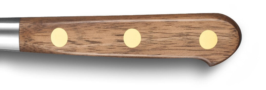 Couteau tranchelard forgé Sabatier Perigord lame 20cm manche en noyer