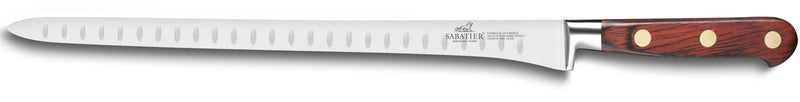 Couteau à saumon / jambon SABATIER Saveur lame alvéolée 100% forgée 30cm