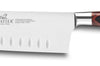 Couteau Santoku SABATIER Saveur alvéolé 100% forgé 18cm rivets laiton