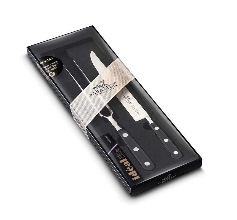 Coffret SABATIER Idéal Inox 100% forgé français 1 couteau + 1 fourchette