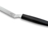 Spatule coudée professionnelle acier inox 9cm manche PP noir