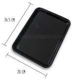 Plateau de présentation professionnel en Altuglas® noir - 20x26.5cm 1/5