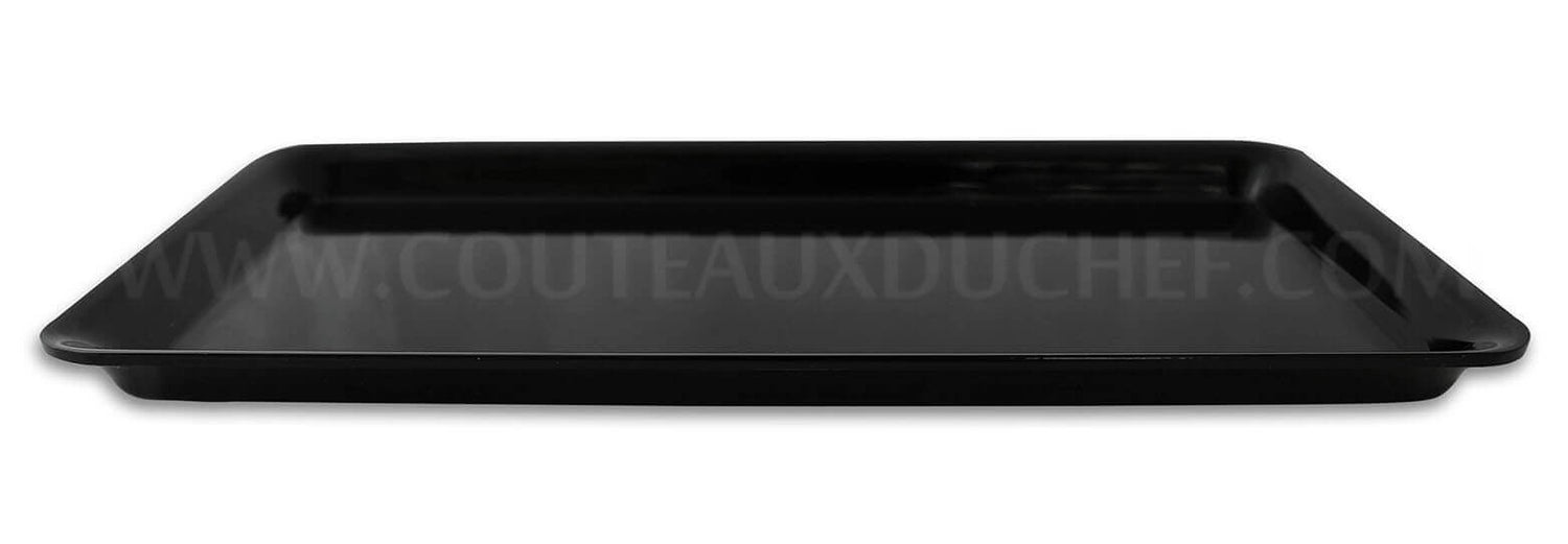 Plateau de présentation professionnel en Altuglas® noir - 41x21cm