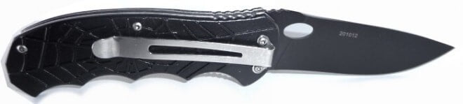 Couteau pliant Herbertz 201012 décor araignée manche métal 11.5cm