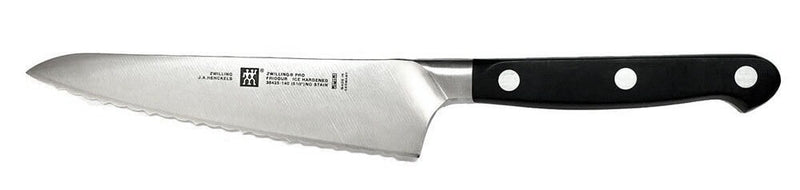 Couteau de chef dentelé Zwilling Pro forgé 14cm