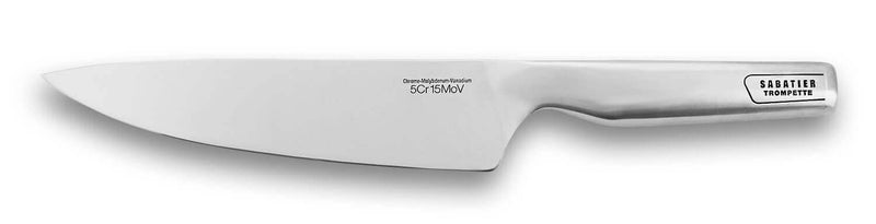 Couteau de chef Sabatier Trompette design Tout Inox 20cm