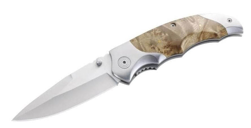 Couteau pliant Herbertz 278211 manche bois de racine 11cm