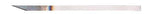 Lame de boulanger droite et lisse en acier carbone - Lot de 12