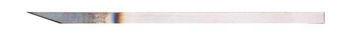 Lame de boulanger droite et lisse en acier carbone - Lot de 12
