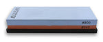 Pierre à aiguiser Wusaki double face grains 240/800 + socle