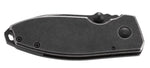 Couteau pliant CRKT SQUID 2490KS manche acier inox noir 8,8cm