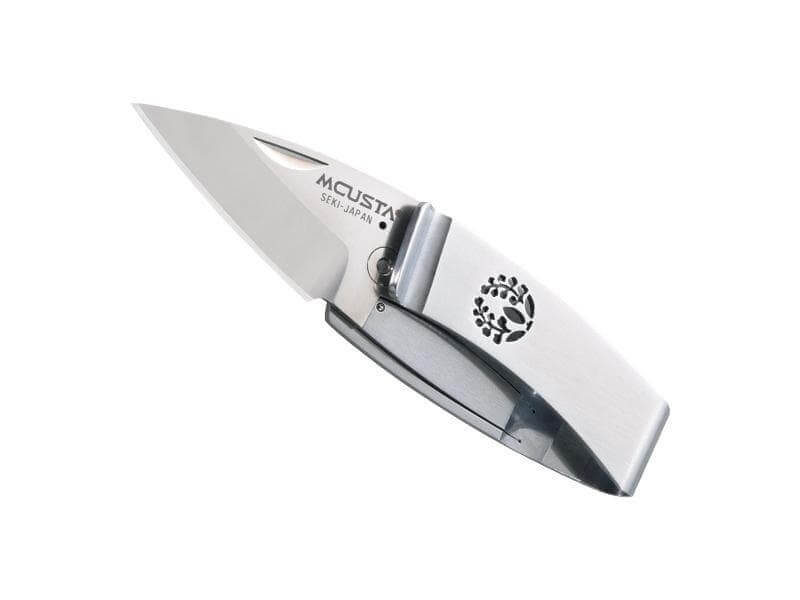 Couteau pliant MCUSTA Kamon MC-84 tout acier motif Fuji 7.5cm