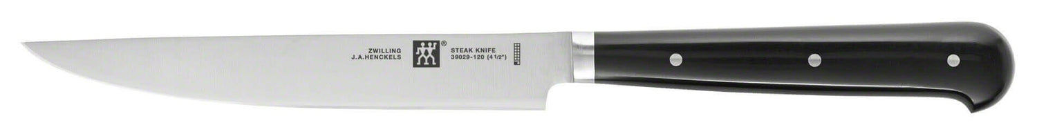 Coffret de 4 couteaux à steak Zwilling lames lisses 12cm