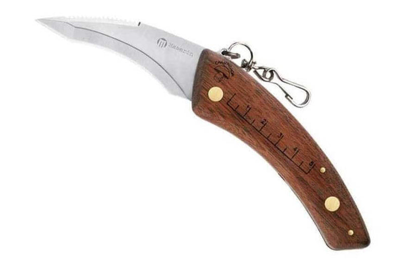 Couteau à champignon Maserin 12cm + brosse intégrée