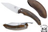 Couteau pliant FOX Bastinelli Dragotac FX-518ZW bois ziricote 11cm + étui