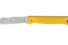 Couteau pliant Douk-Douk 815 acier inox manche métal jaune chromé 11cm