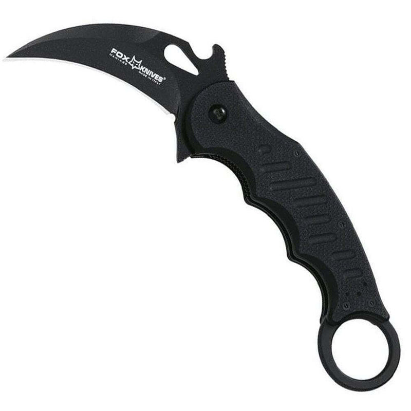 Couteau pliant FOX Military FX.479 Karambit manche G10 noir 11.5cm