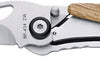 Couteau pliant BLACK FOX BF-434 habillage zebrano 9cm mousqueton