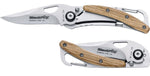 Couteau pliant BLACK FOX BF-434 habillage zebrano 9cm mousqueton
