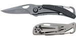 Couteau pliant BLACK FOX BF-434 G10/titanium noir 9cm mousqueton