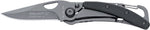 Couteau pliant BLACK FOX BF-434 G10/titanium noir 9cm mousqueton