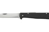 Couteau pliant OTTER Mercator lame acier carbone manche métal noir 11cm