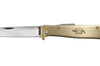 Couteau pliant OTTER Mercator acier inox manche laiton gravé 11cm