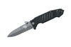 Couteau pliant FOX military Col Moschin à dents manche G10 11cm - Coffret