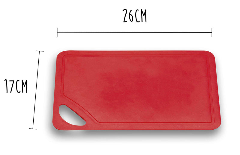 Planche à découper souple Wüsthof rouge 26x17cm