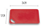 Planche à découper souple Wüsthof rouge 26x17cm