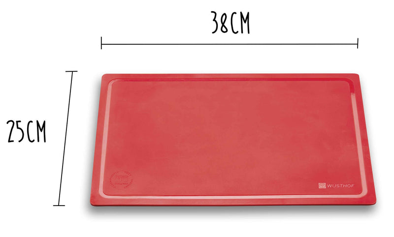 Planche à découper souple Wüsthof rouge 38x25cm