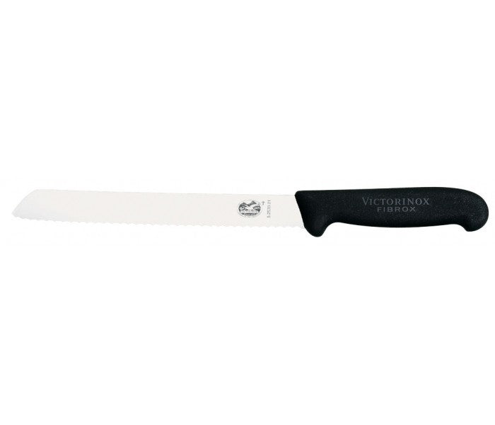 Couteau pain Victorinox manche en fibrox noir lame inox 21cm