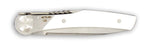 Couteau pliant Actilam T3 lame forgée manche corian blanc 11cm