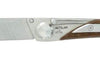 Couteau pliant Actilam S4 lame forgée manche acier/bois ipé 11cm