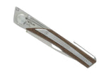 Couteau pliant Actilam S4 lame forgée manche acier/bois ipé 11cm