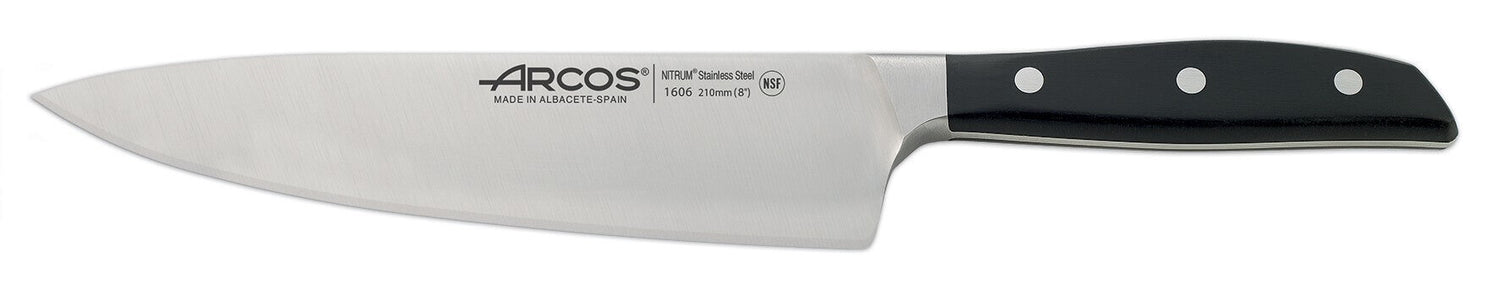 Couteau de chef forgé Arcos Manhattan 21cm tranchant extrême