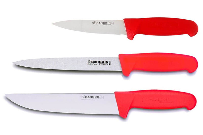 Pack de 3 couteaux professionnels Fischer-Bargoin spécial boucher